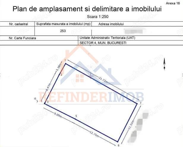 Sectorul 4 Teren Intravilan 253 mp